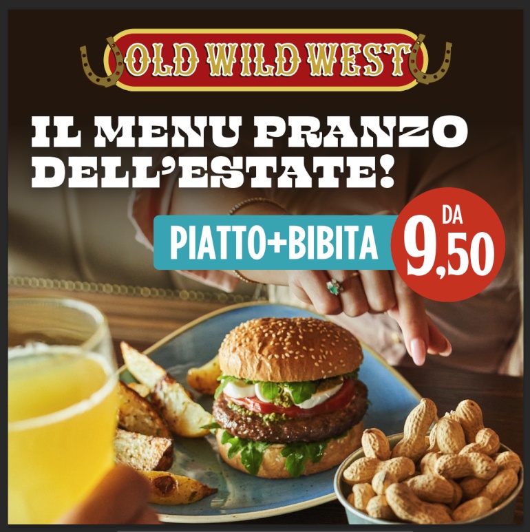 Menu pranzo dell’estate da Old Wild West